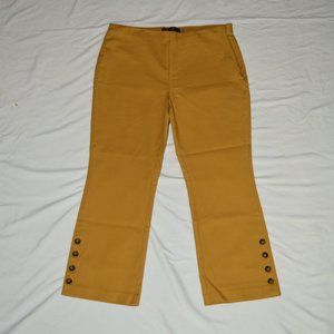 Work pant with Side Zipper and Button detail